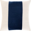 Khaki, Navy, Ivory / Down Feather / 18" x 18"