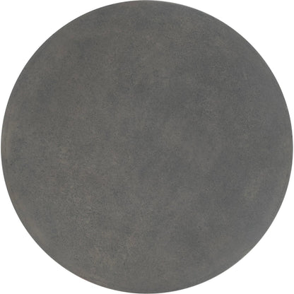 Sintra Side Table by Bernhardt in grey. Made from concrete in a unique style.
