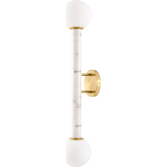 Marzia Wall Sconce by Surya. Made from iron, stone in a modern style.