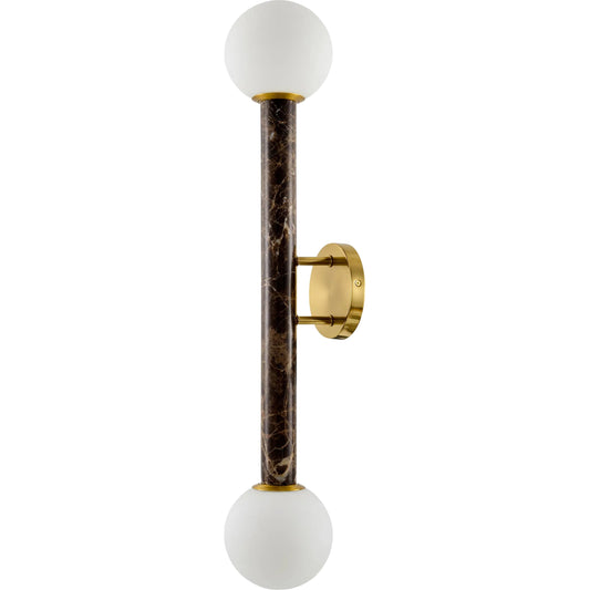 Marzia Wall Sconce by Surya. Made from iron, stone in a modern style.