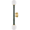 Green, Metallic Brass