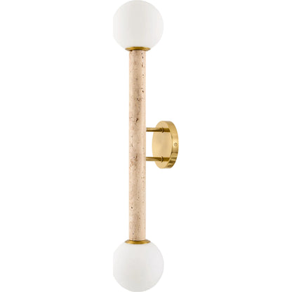 Marzia Wall Sconce by Surya. Made from iron, stone in a modern style.