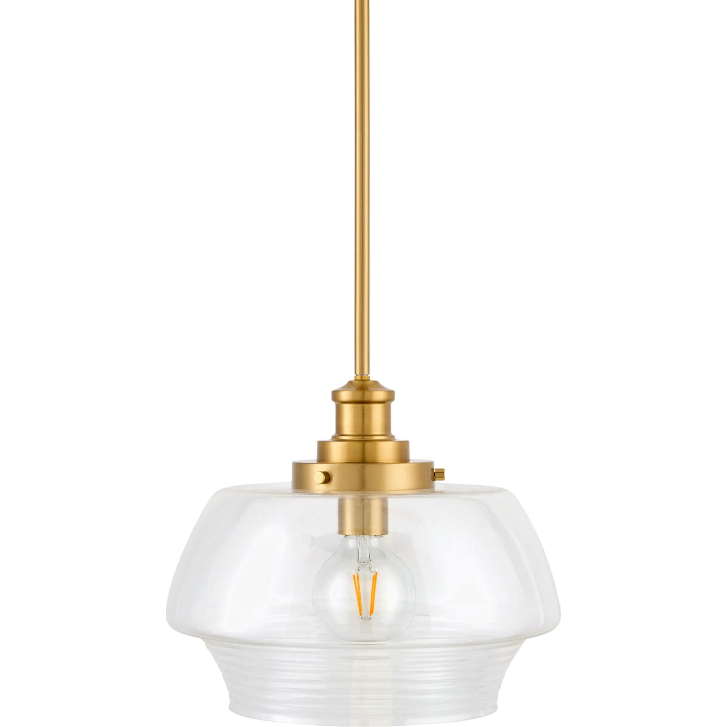 001 SI-2528700 | Primary Silo | Mazemet Pendant by Livabliss in clear, translucent, metallic brass and metallic, electroplated. Made from iron, glass in a unique style.