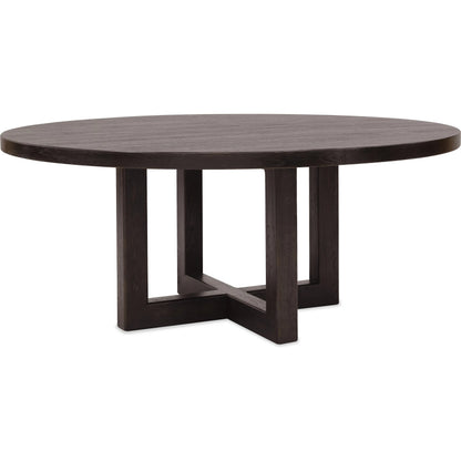 Driftwood 72" Round Dining Table by Hooker Furniture. Made from unique in a transitional style.