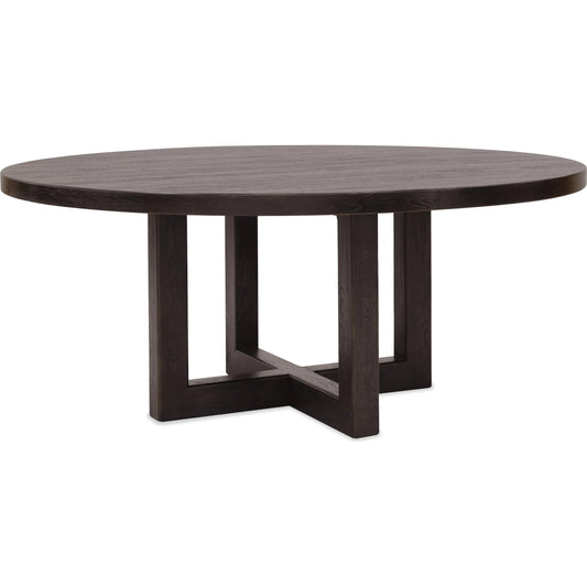 Driftwood 72" Round Dining Table by Hooker Furniture. Made from unique in a transitional style.