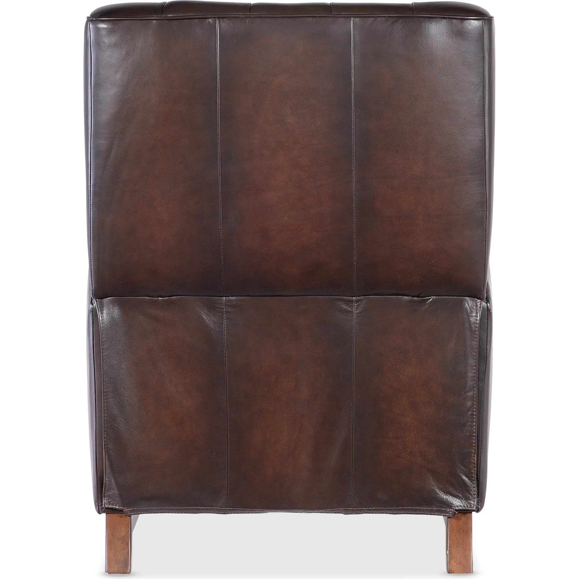 Henderson Press Back Recliner by Hooker Furniture in dark brown. Made from unique in a traditional style.
