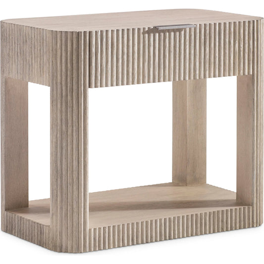 Lucerne Nightstand by Bernhardt in natural. Made from wood in a unique style.