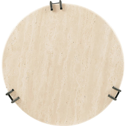 Driftwood Metal Spot Table by Hooker Furniture in gray. Made from stone, metal in a modern style.