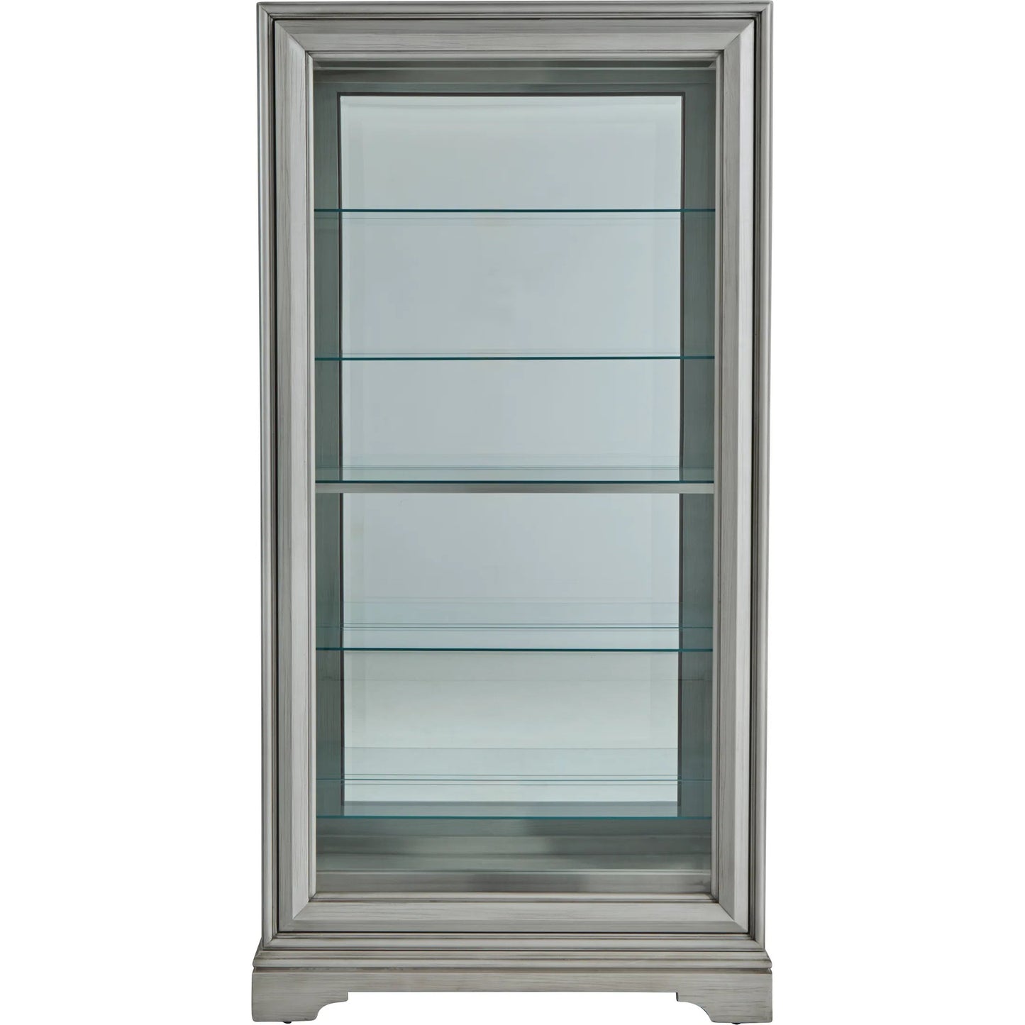 001 SI-2449334 | Additional Silo | Traditional Sliding Door Curio by Pulaski Furniture in gray. Made from birch wood in a modern style.