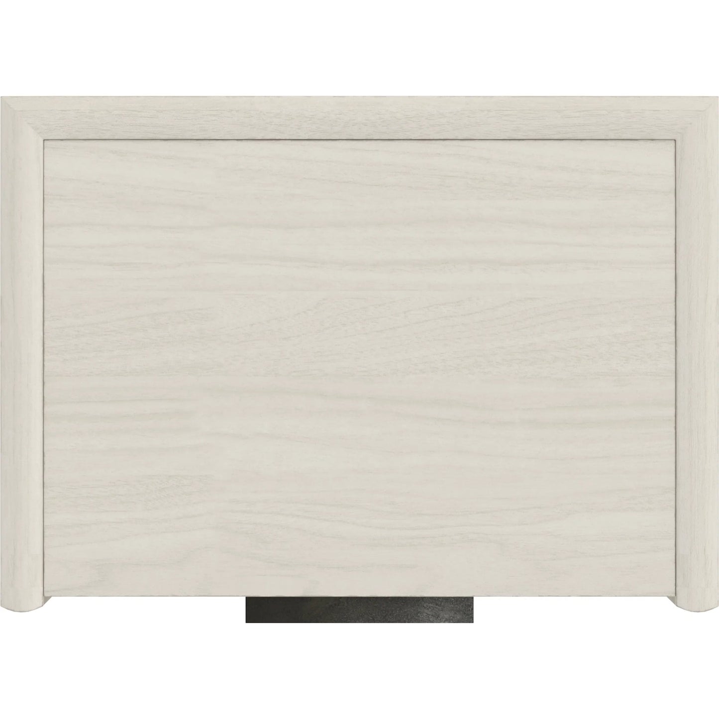 004 SI-2453376 | Additional Silo | Cotiere Open Nightstand by A.R.T. Furniture in linen. Made from parawood solids, mixed split cathedral, quarter white oak veneers, fabric in a transitional style.