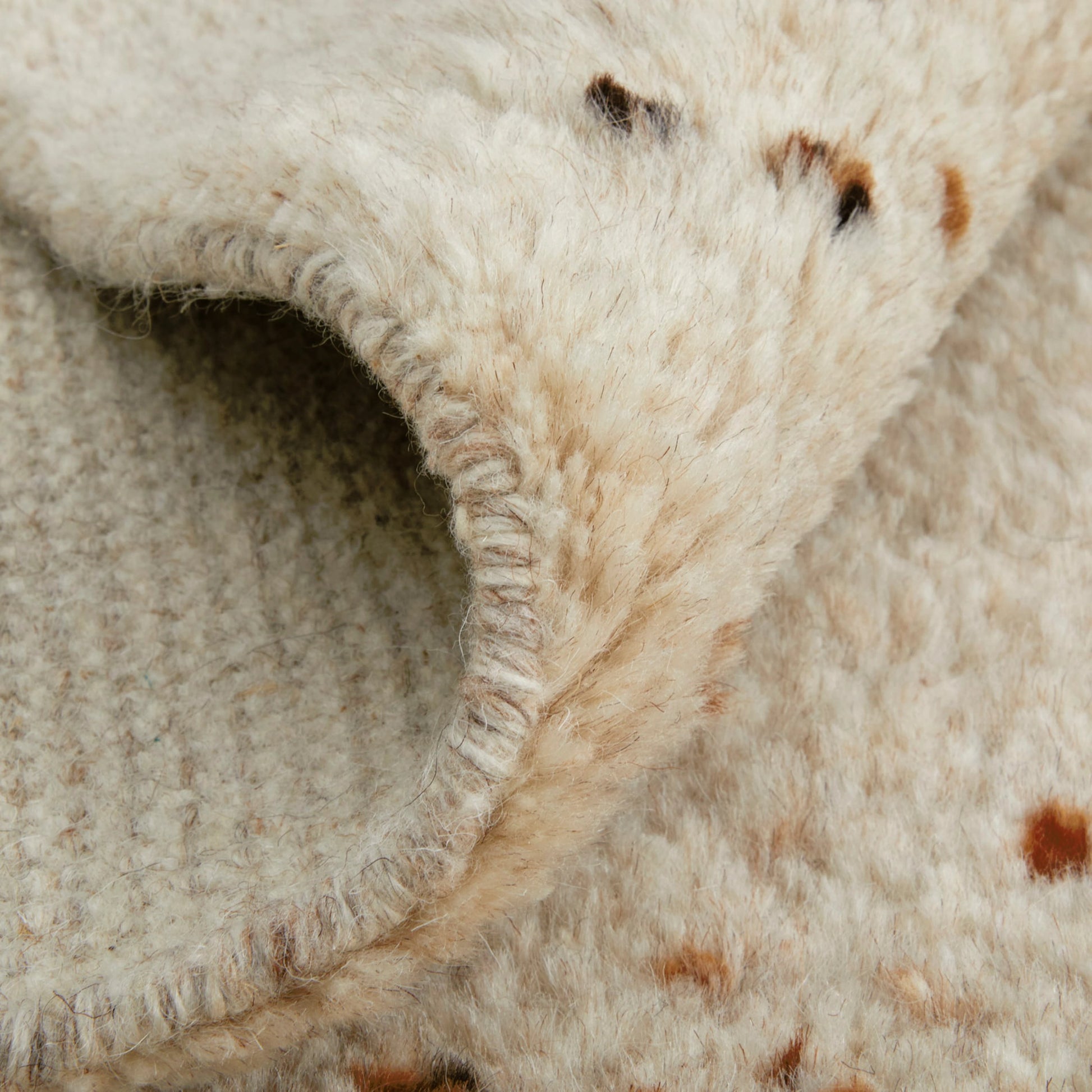 Truxel Polka Dots Rug - T26T6040 by Thom Felicia by Feizy Rugs in tan, brown. Made from wool in a unique style.
