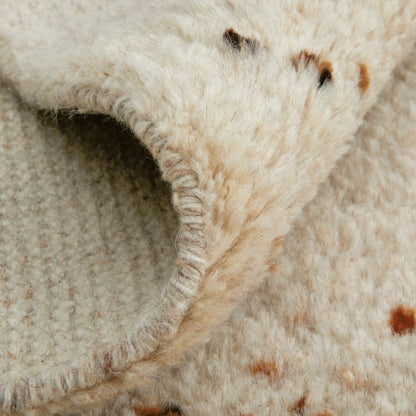 Truxel Polka Dots Rug - T26T6040 by Thom Felicia by Feizy Rugs in tan, brown. Made from wool in a unique style.