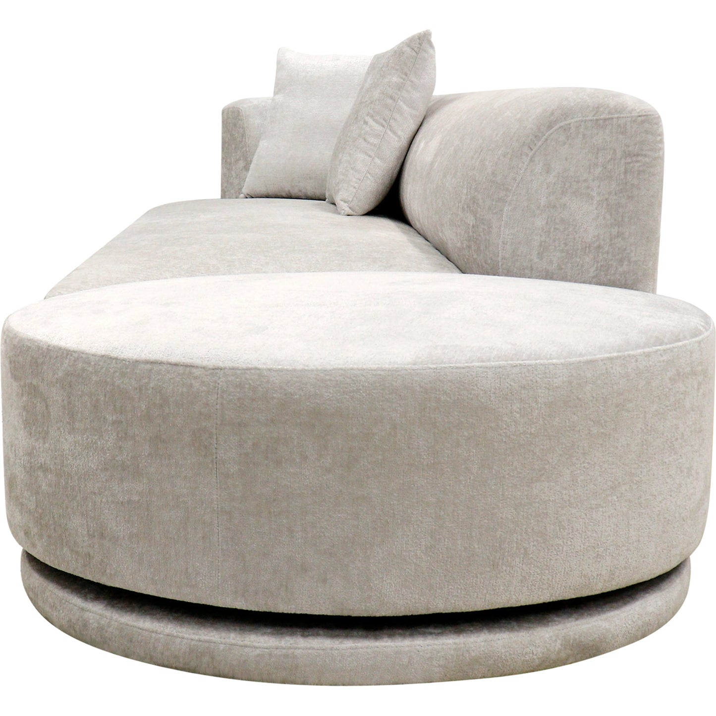005 SI-2030348 | Additional Silo | Cielo Sofa by Pasargad Home in beige. Made from polyester fabric in a modern style.