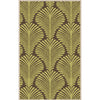 Dark Brown, Olive, Light Beige / 2' x 3'