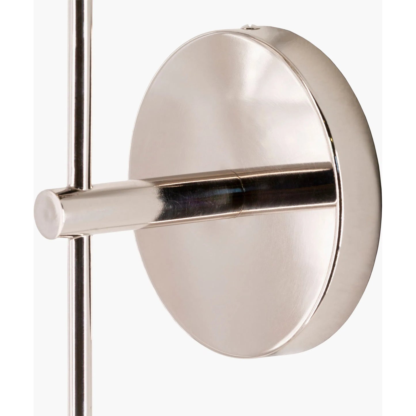 002 SI-1905730 | Closeup | Nasir Wall Sconce - 25315 by Surya in clear, metallic nickel and brushed, black sand. Made from glass, metal in a modern style.