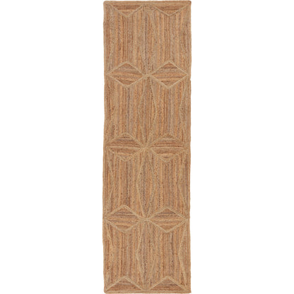 Naturals Tobago NAT23 Rug by Jaipur Living in beige. Made from 100% jute in a unique style.