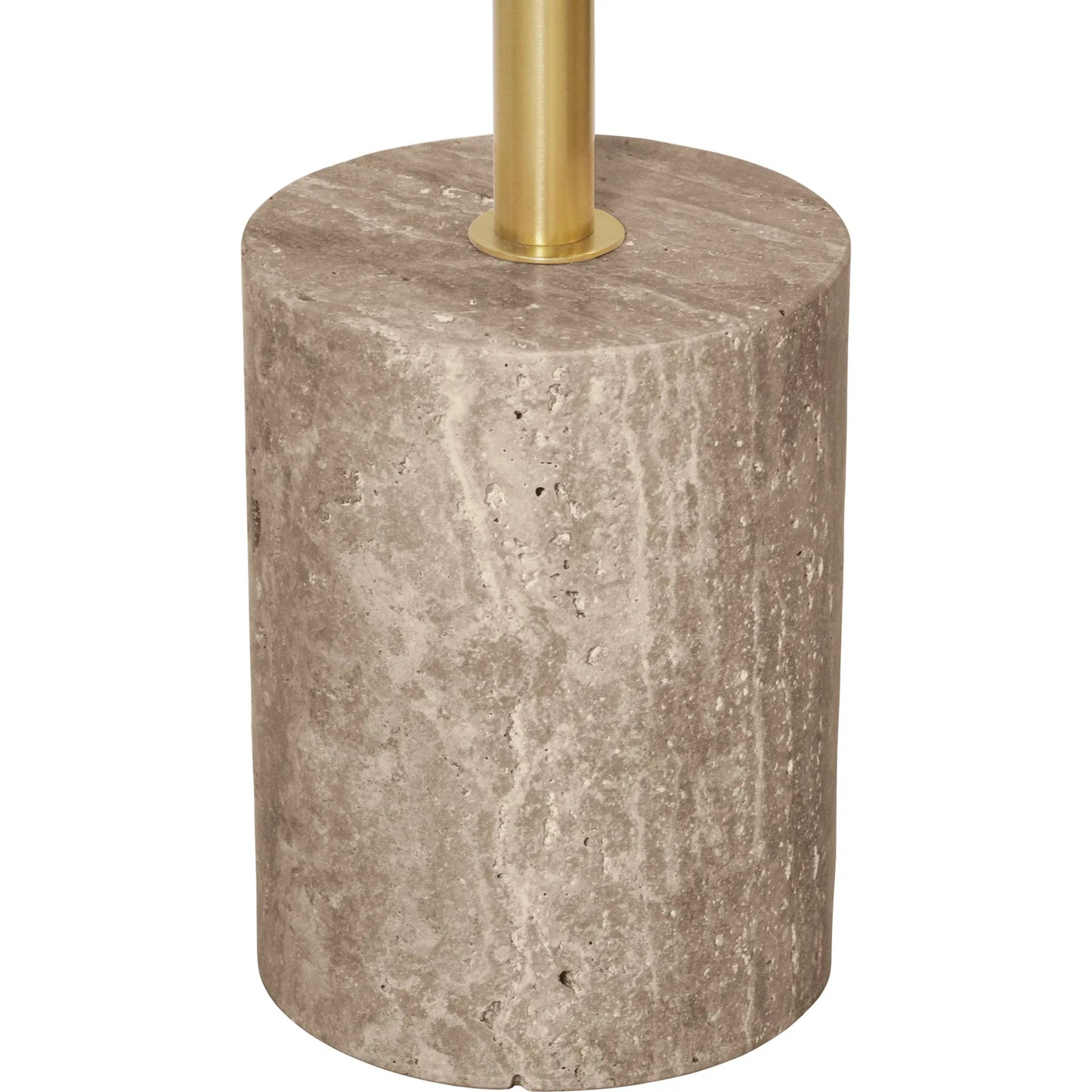 002 SI-2322976 | Closeup | Natalia Round Side Table by Worlds Away in brown. Made from unique in a modern style.