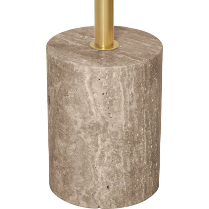 Natalia Round Side Table by Worlds Away in brown. Made from unique in a modern style.