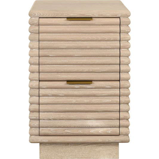 Nayla Two Drawer Side Table by Worlds Away. Made from unique in a unique style.