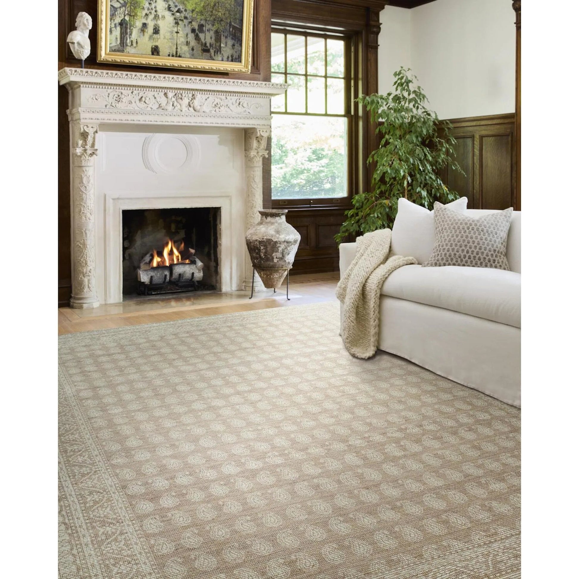 Alo NBAL-2300 Rug by Nabela Noor x Livabliss. Made from jute, polyester in a unique style.
