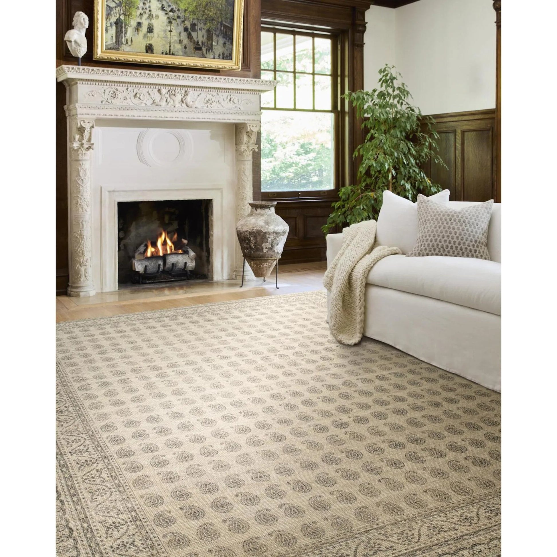 Alo NBAL-2300 Rug by Nabela Noor x Livabliss. Made from jute, polyester in a unique style.
