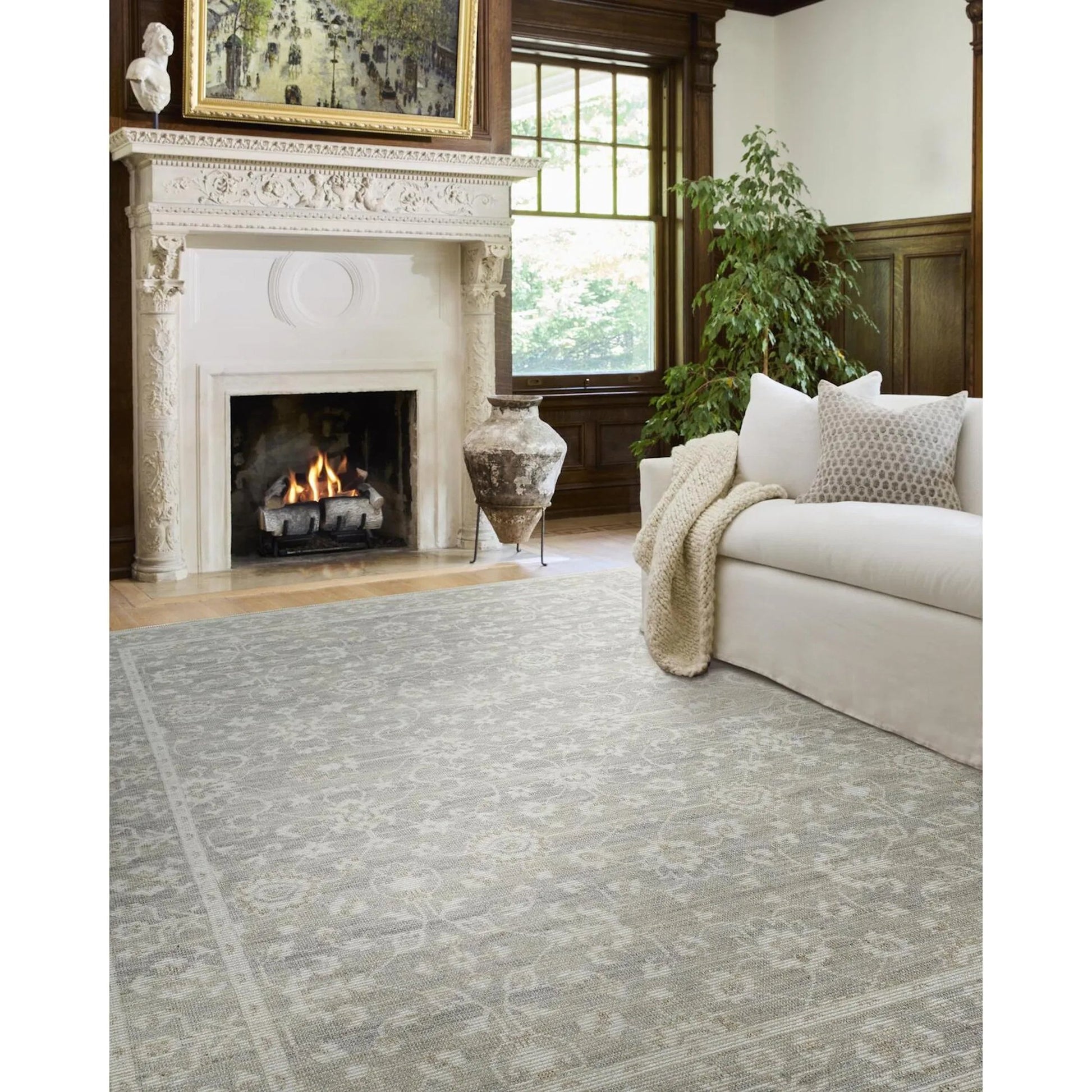 Asha NBAS-2300 Rug by Nabela Noor x Livabliss. Made from jute, polyester in a unique style.