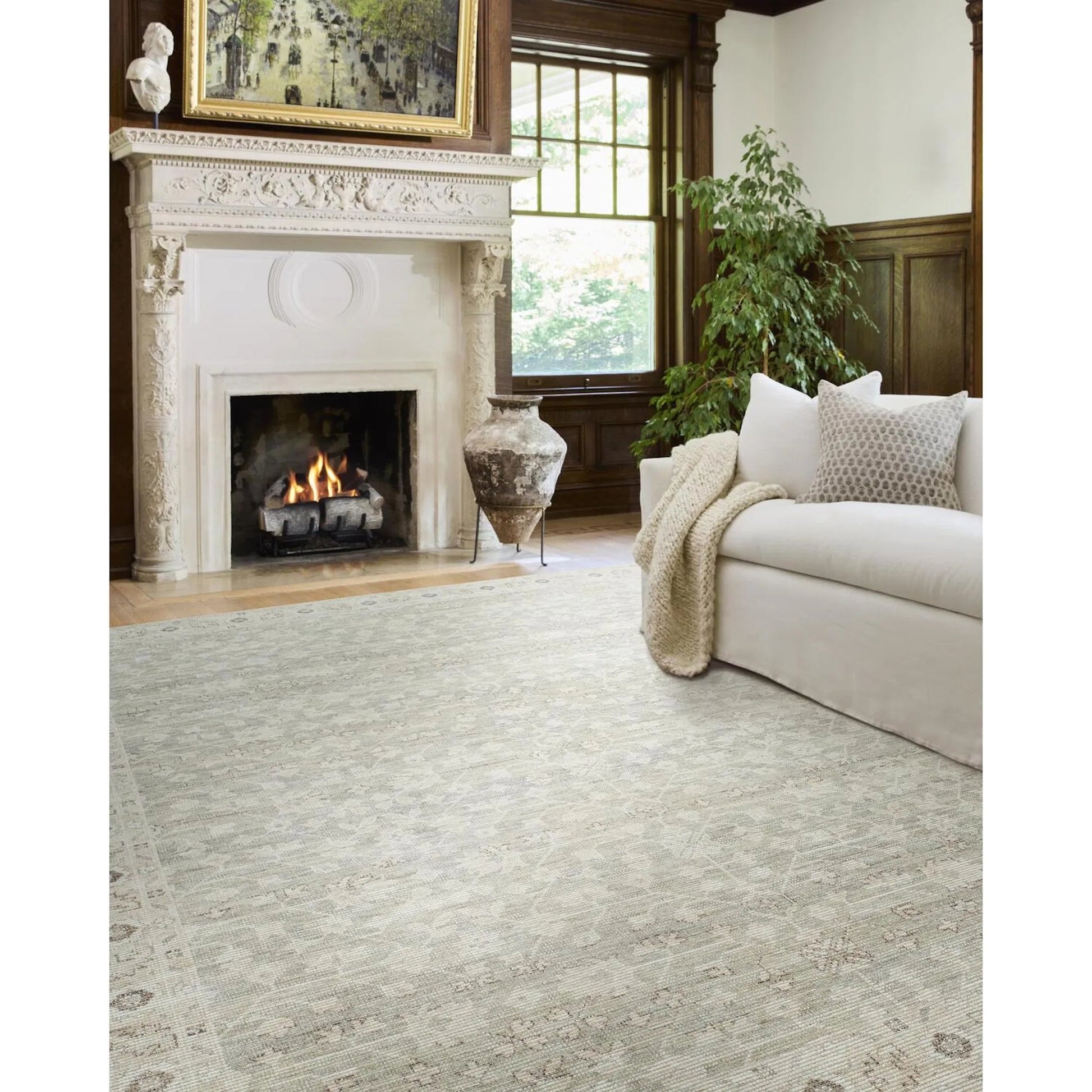 Asha NBAS-2303 Rug by Nabela Noor x Livabliss. Made from jute, polyester in a unique style.