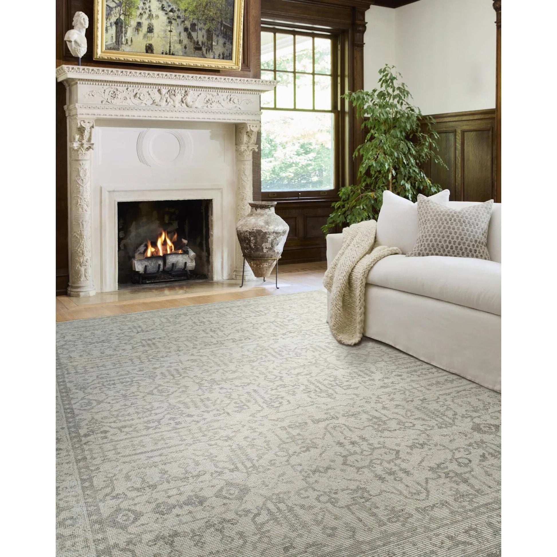 Athiyo NBAT-2302 Rug by Nabela Noor x Livabliss. Made from jute, polyester in a unique style.