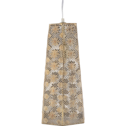 Newburgh Ceiling Light by Surya in translucent, gold. Made from metal in a modern style.