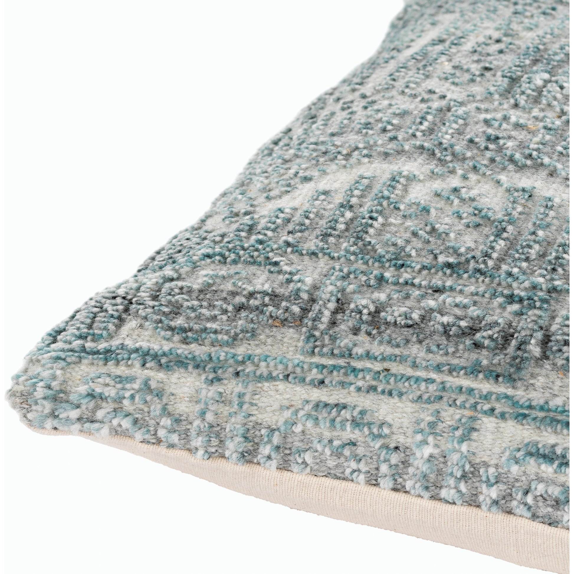 Nobility Pillow - 15086 by Surya. Made from 65% rayon, 28% wool, 7% cotton, 100% cotton in a eclectic & global style.