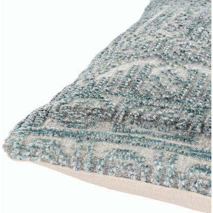 Nobility Pillow - 15086 by Surya. Made from 65% rayon, 28% wool, 7% cotton, 100% cotton in a eclectic & global style.