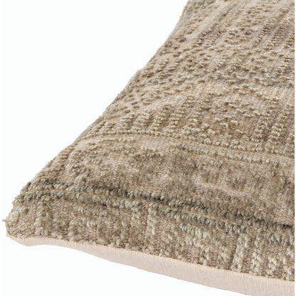 Nobility Pillow - 15086 by Surya. Made from 65% rayon, 28% wool, 7% cotton, 100% cotton in a eclectic & global style.
