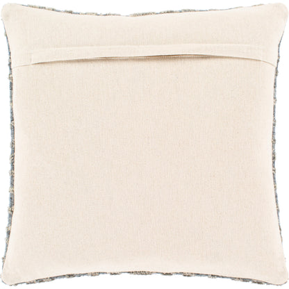 Nobility Pillow - 33500 by Surya in gray, medium gray, beige. Made from 65% rayon, 28% wool, 7% cotton, 100% cotton in a eclectic & global style.