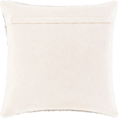 Nobility Pillow - 32152 by Surya in off-white, beige, medium gray, charcoal, brown. Made from 60% wool, 20% polyester, 20% viscose, 100% cotton in a eclectic & global style.
