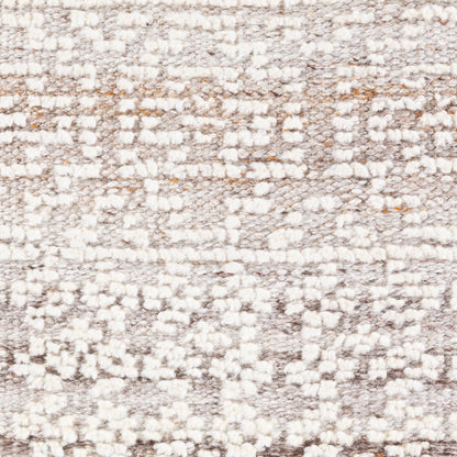 Nobility Pillow - 32152 by Surya in off-white, beige, medium gray, charcoal, brown. Made from 60% wool, 20% polyester, 20% viscose, 100% cotton in a eclectic & global style.