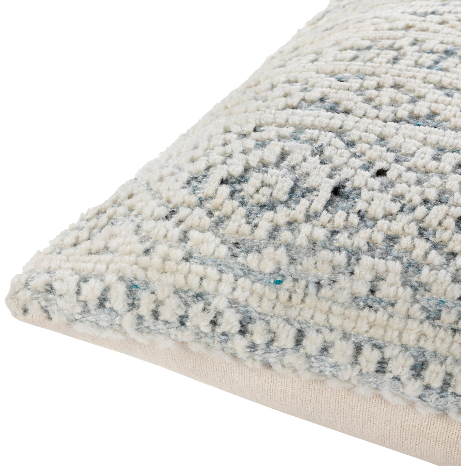 Nobility Pillow - 32641 by Surya in beige, off-white. Made from 60% wool, 20% polyester, 20% viscose, 100% cotton in a eclectic & global style.