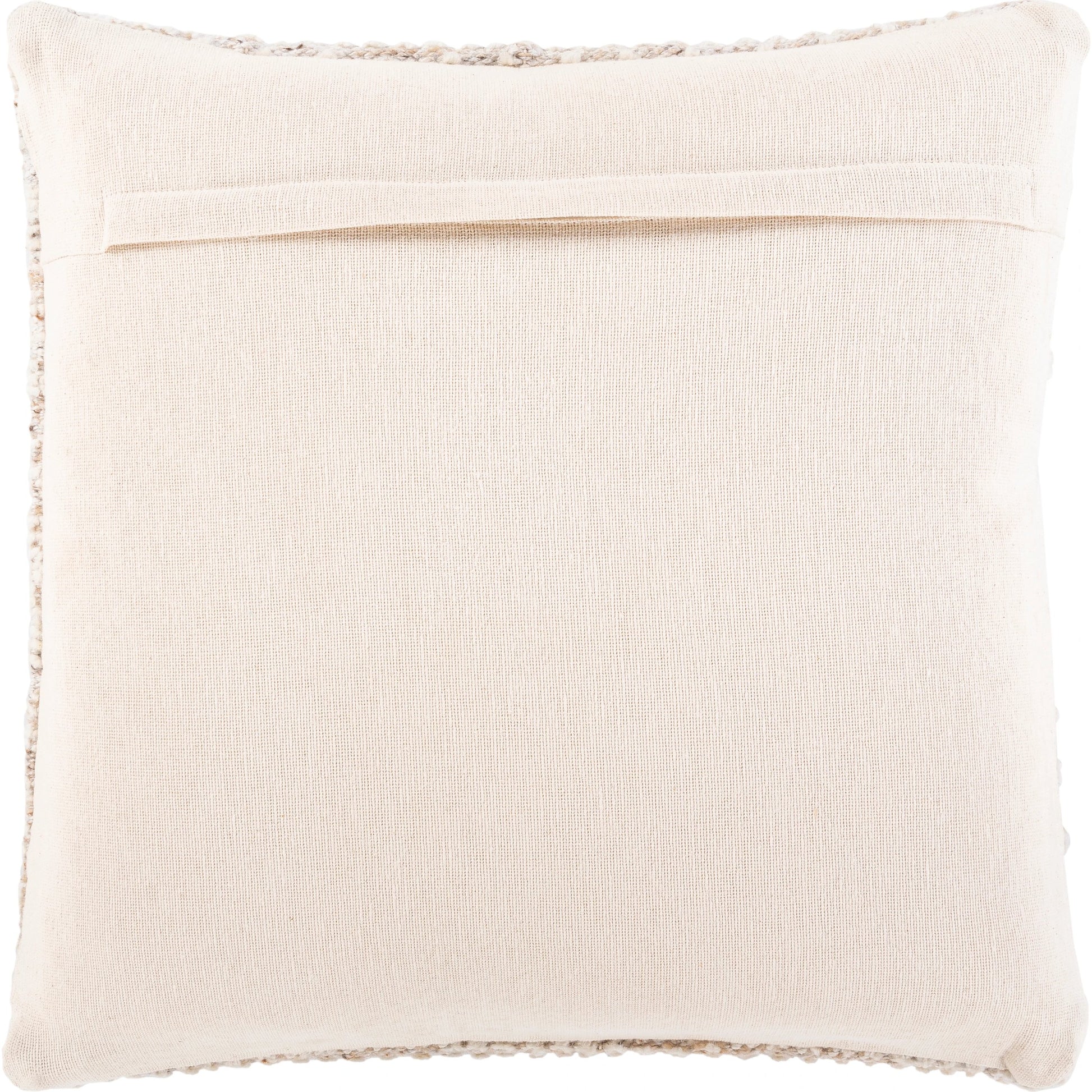Nobility Pillow - 13230 by Surya in tan, cream, brown, off-white. Made from 60% wool, 20% polyester, 20% viscose, 100% cotton in a eclectic & global style.