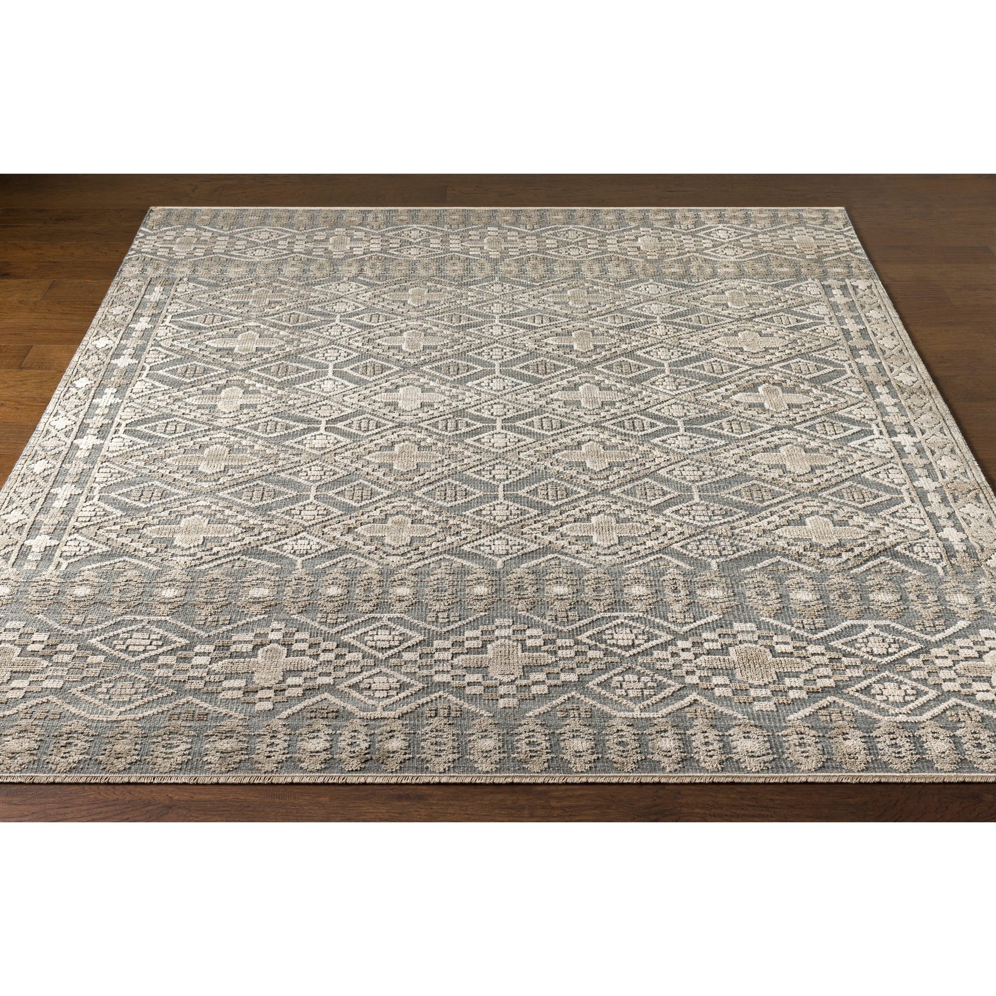 Nobility NBI-2303 Rug by Surya in gray, beige, brown. Made from unique in a unique style.