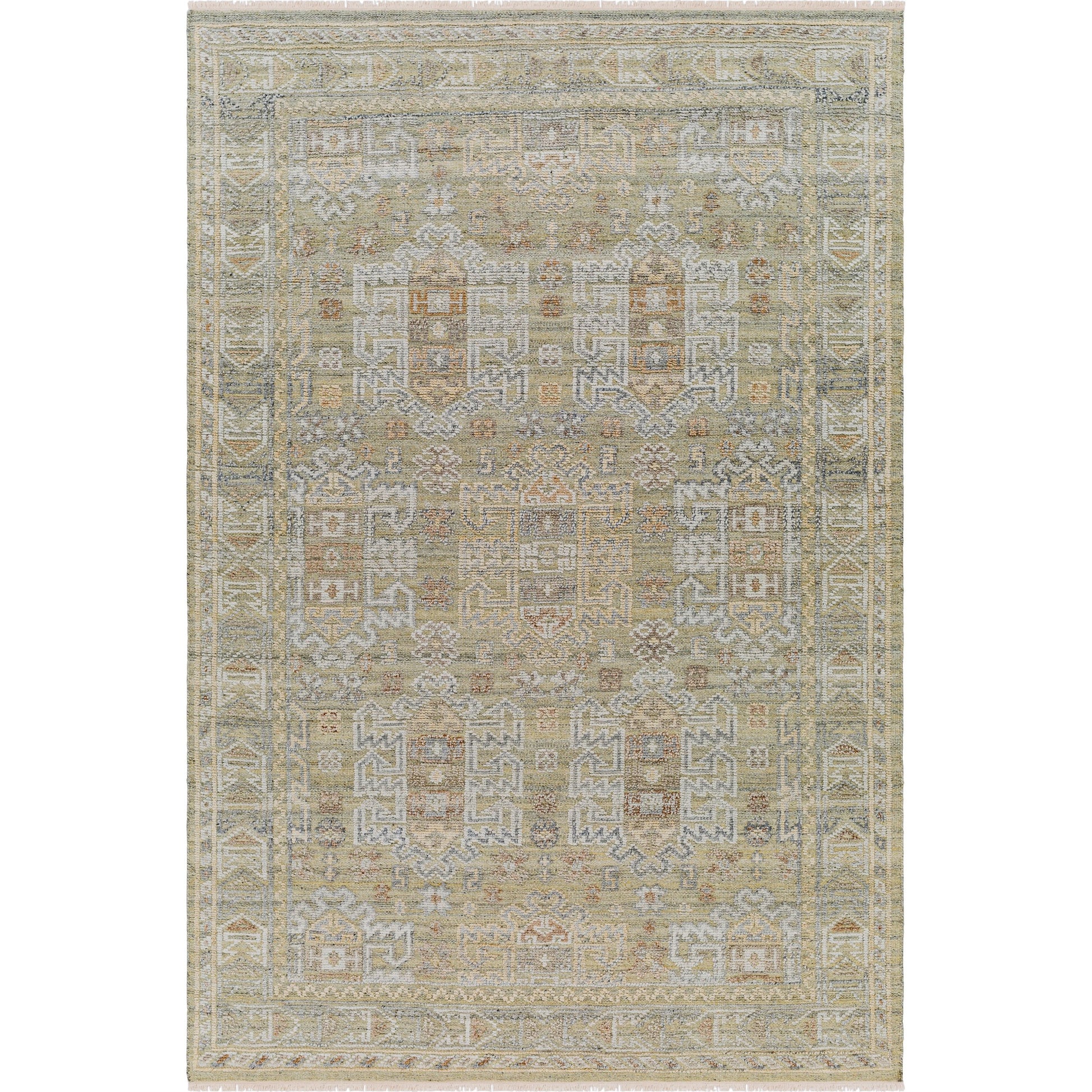 Nobility Rug - 29792 by Surya in tan, medium gray, charcoal, wheat, light gray. Made from 60% wool, 40% viscose in a unique style.