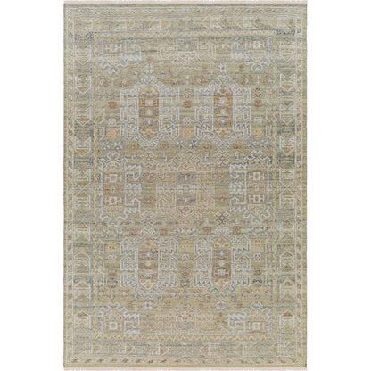Nobility Rug - 29792 by Surya in tan, medium gray, charcoal, wheat, light gray. Made from 60% wool, 40% viscose in a unique style.