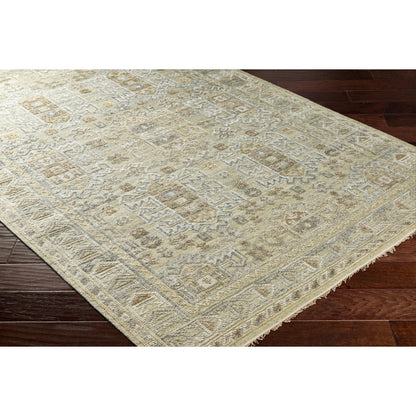 Nobility Rug - 29792 by Surya in tan, medium gray, charcoal, wheat, light gray. Made from 60% wool, 40% viscose in a unique style.