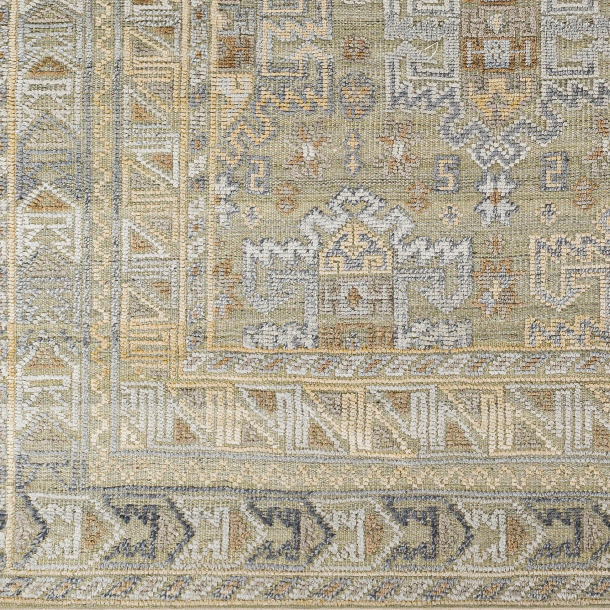 Nobility Rug - 29792 by Surya in tan, medium gray, charcoal, wheat, light gray. Made from 60% wool, 40% viscose in a unique style.