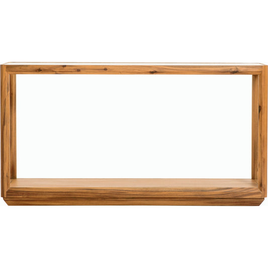 Northbank Console Table - 528719 by Surya in top: wheat, base: wheat and wood finishbrushed. Made from acacia in a modern style.