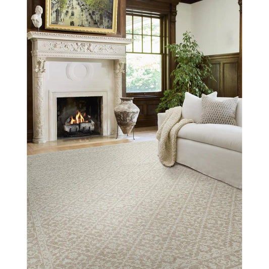 Maan NBMA-2300 Rug by Nabela Noor x Livabliss. Made from jute, polyester in a unique style.