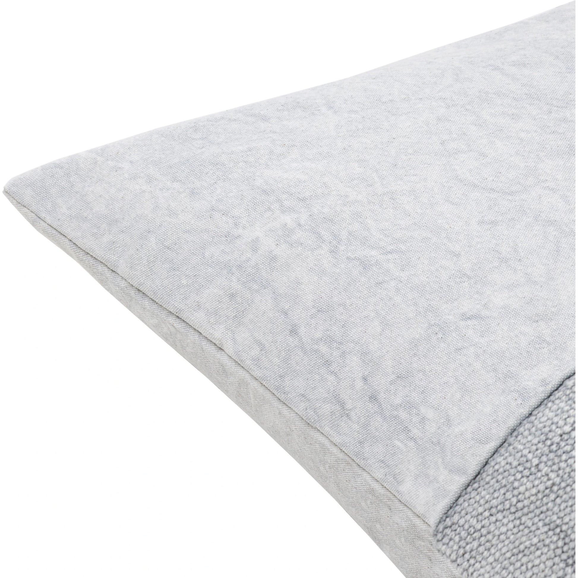 Narbonne Pillow - 14315 by Surya in beige, light gray. Made from front: 100% cotton, back: 100% cotton in a modern style.