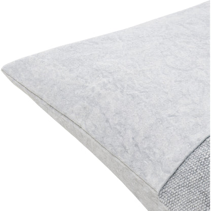 Narbonne Pillow - 14315 by Surya in beige, light gray. Made from front: 100% cotton, back: 100% cotton in a modern style.