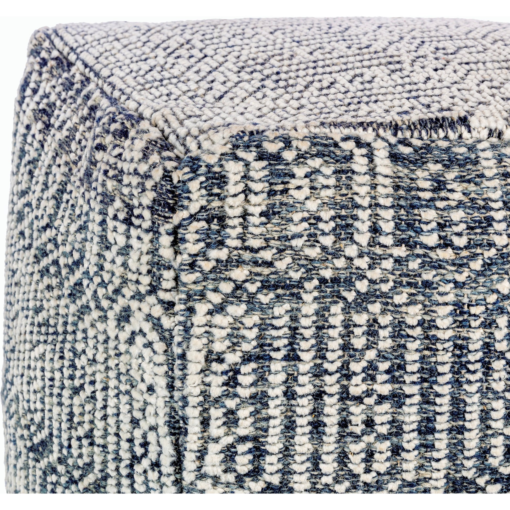 Nobel - 12812 by Surya in beige, navy. Made from 65% wool, 35% viscose, 100% polybeads, 100% cotton in a eclectic & global style.