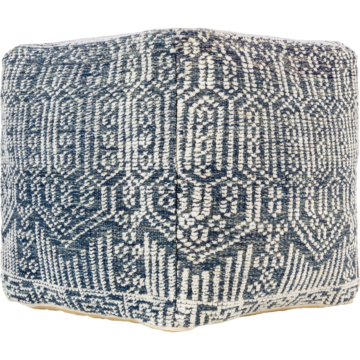 002 SI-1887384 | Additional Silo | Nobel - 12812 by Surya in beige, navy. Made from 65% wool, 35% viscose, 100% polybeads, 100% cotton in a eclectic & global style.