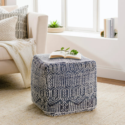 Nobel - 12812 by Surya in beige, navy. Made from 65% wool, 35% viscose, 100% polybeads, 100% cotton in a eclectic & global style.