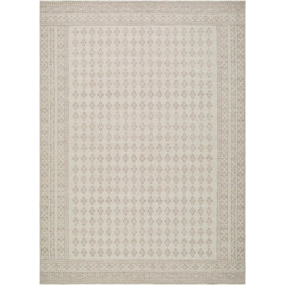 Shanti NBSH-2300 Rug by Nabela Noor x Livabliss in beige, white, yellow. Made from jute, polyester in a unique style.